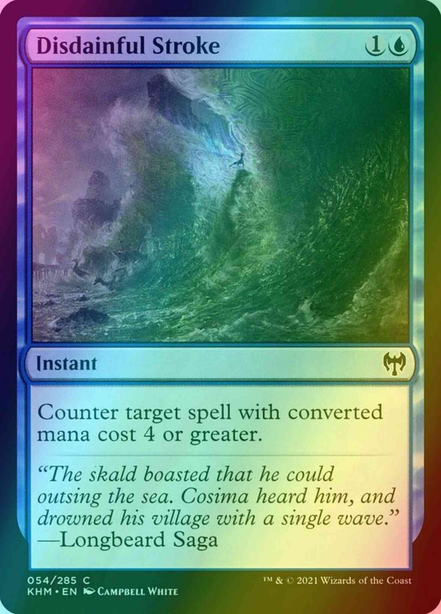 Disdainful Stroke [54] [Kaldheim] [Foil]