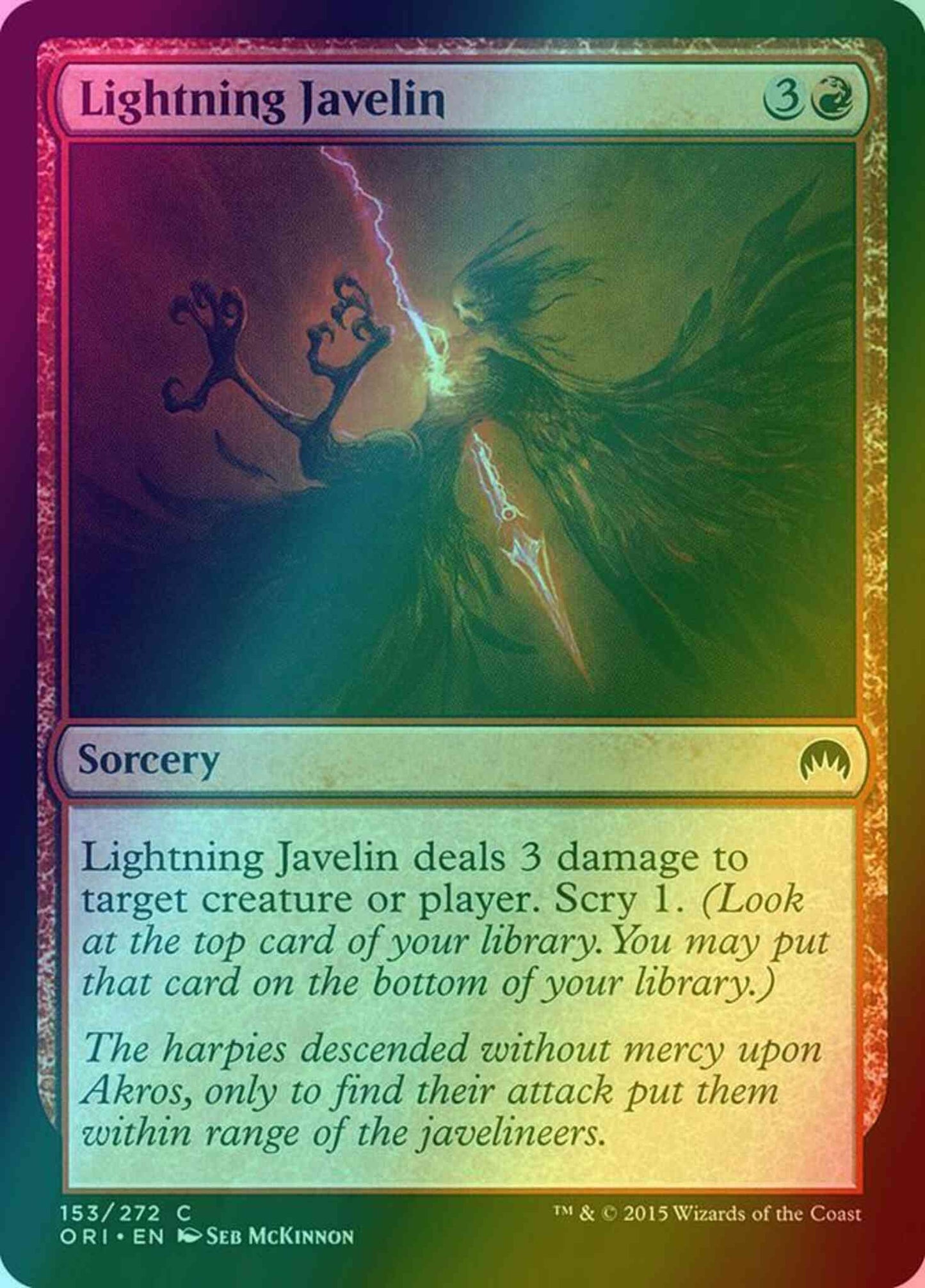 Lightning Javelin [153] [Magic Origins] [Foil]