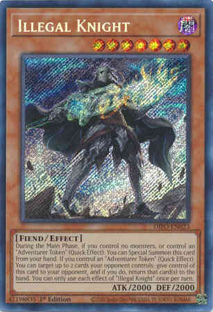 Illegal Knight - DIFO-EN023 - Secret Rare - 1st Edition