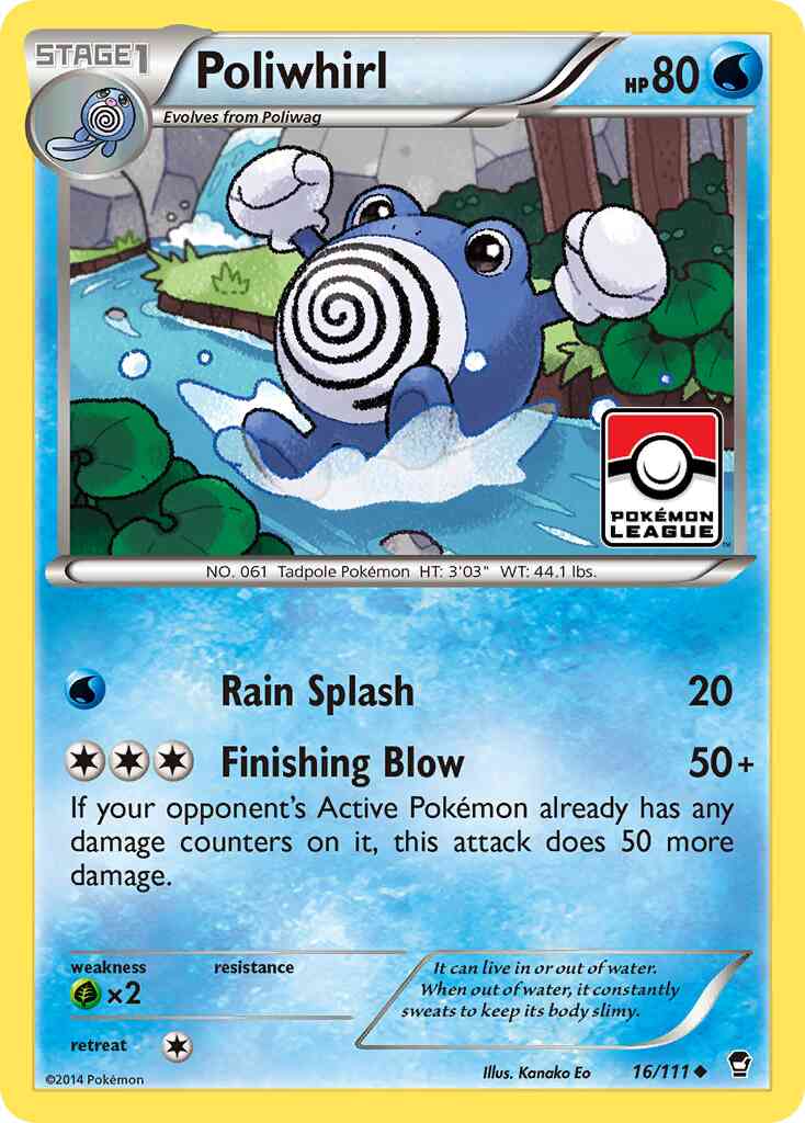 Poliwhirl - 16/111 - Uncommon [xy3-16] [Reverse Holo]