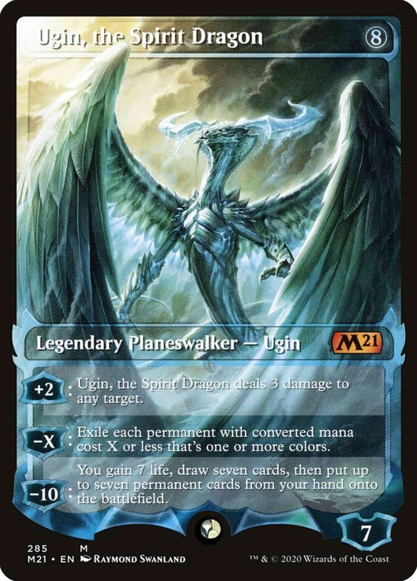 Ugin, the Spirit Dragon [285] [Showcase] [Core Set 2021] [Non-Foil]