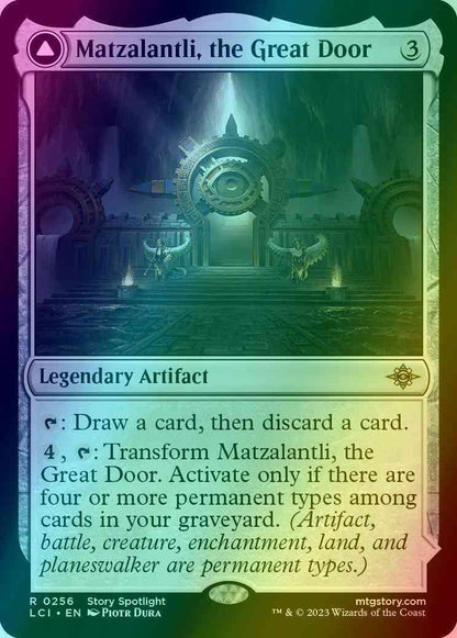 Matzalantli, the Great Door // The Core [256] [The Lost Caverns of Ixalan] [Foil]