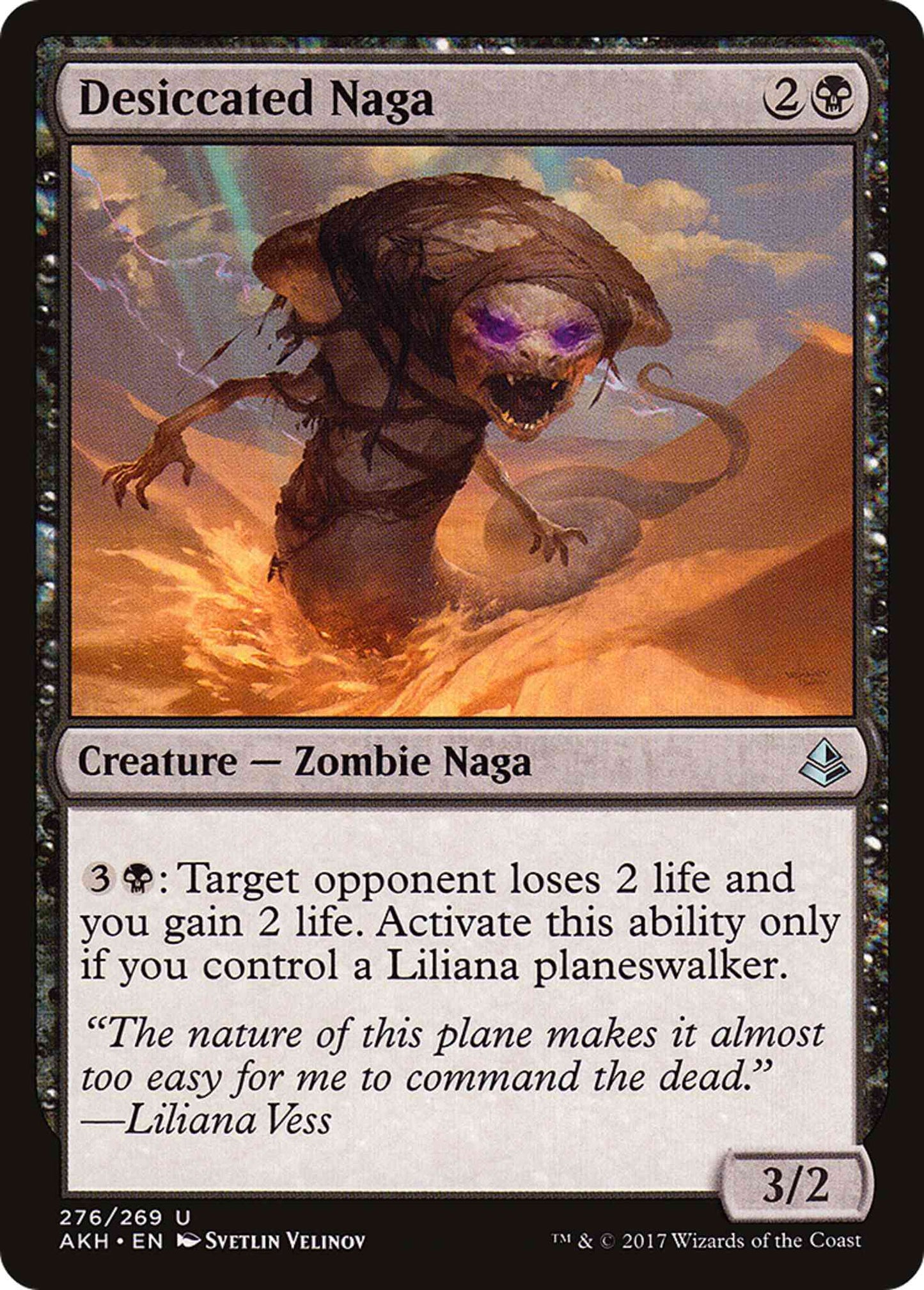 Desiccated Naga [Planeswalker Deck Exclusive] [276] [Amonkhet] [Non-Foil]