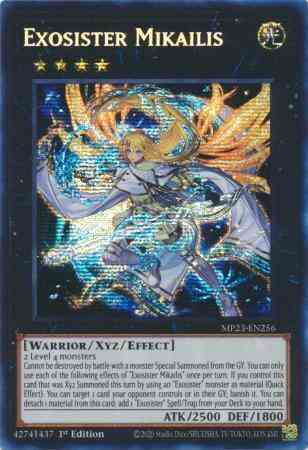 Exosister Mikailis - MP23-EN256 - Prismatic Secret Rare - 1st Edition