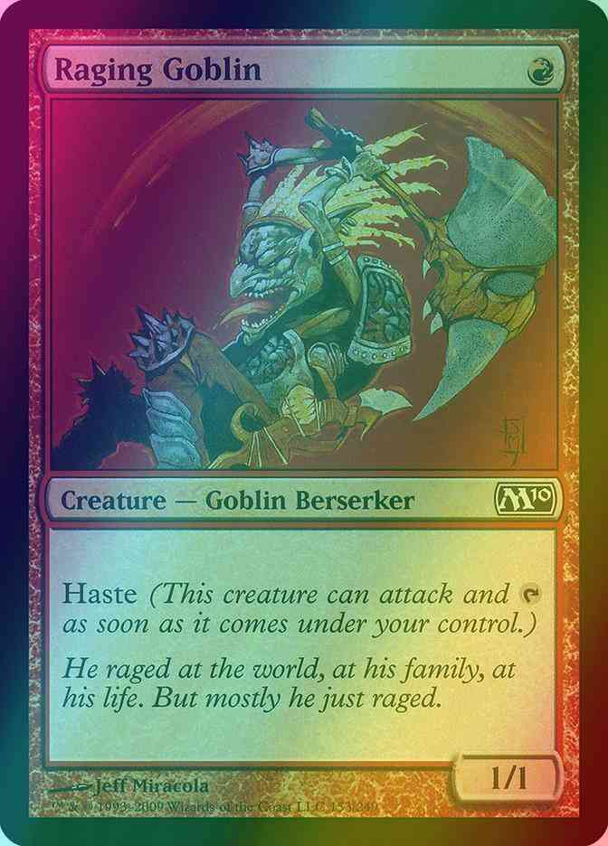 Raging Goblin [153] [Magic 2010] [Foil]