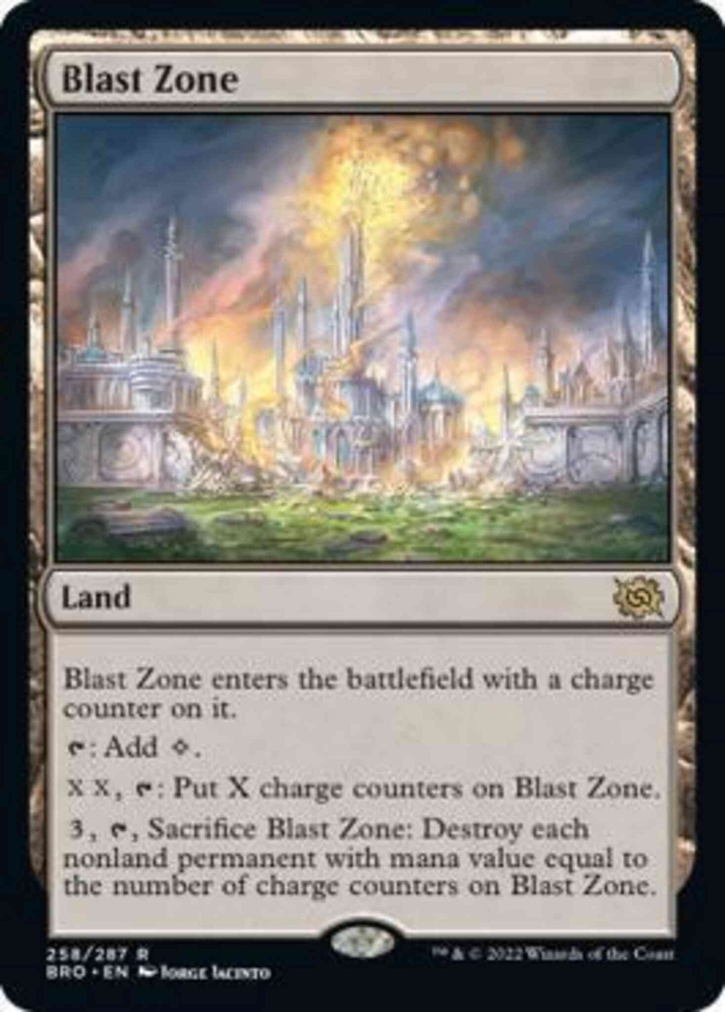 Blast Zone [258] [The Brothers' War] [Non-Foil]