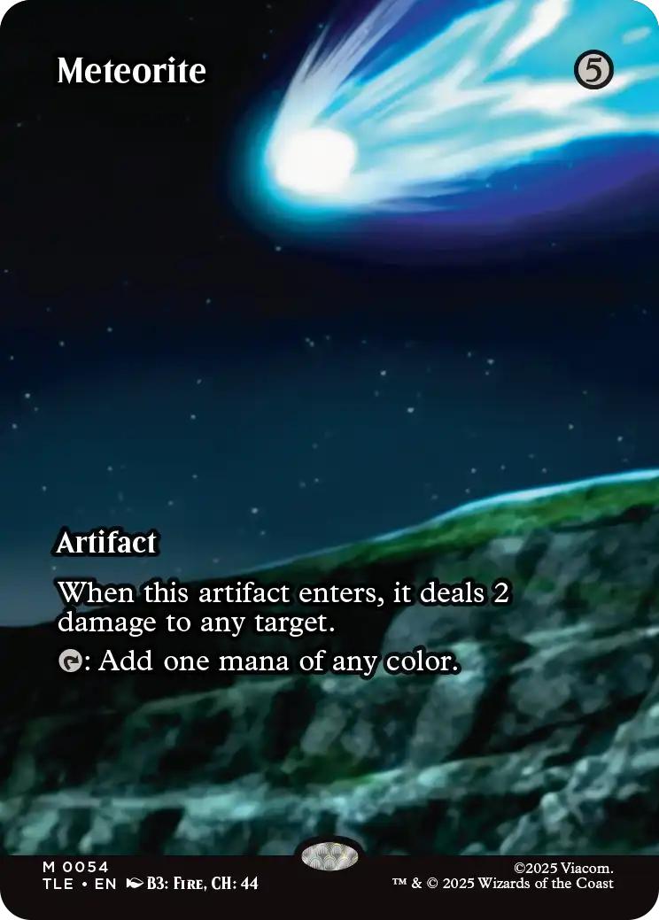 Meteorite [54] [Borderless] [Source Material] [Avatar: The Last Airbender Eternal] [Non-Foil]