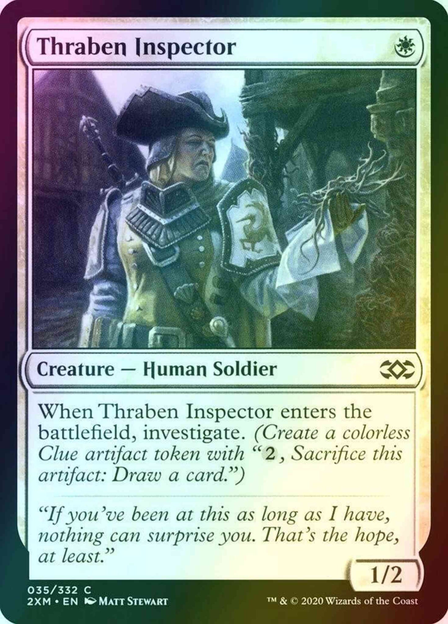 Thraben Inspector [35] [Double Masters] [Foil]