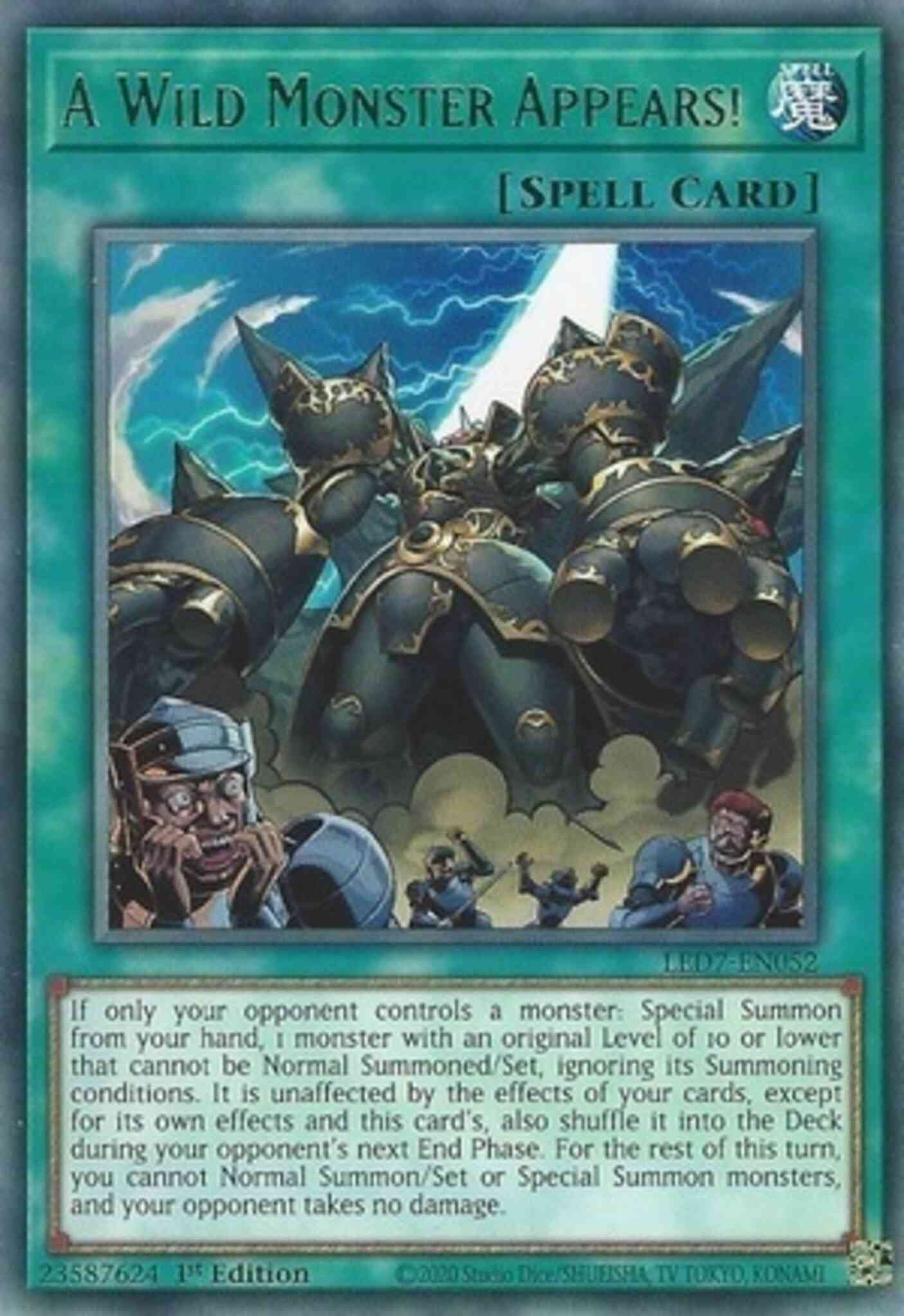 A Wild Monster Appears! - LED7-EN052 - Rare - Unlimited