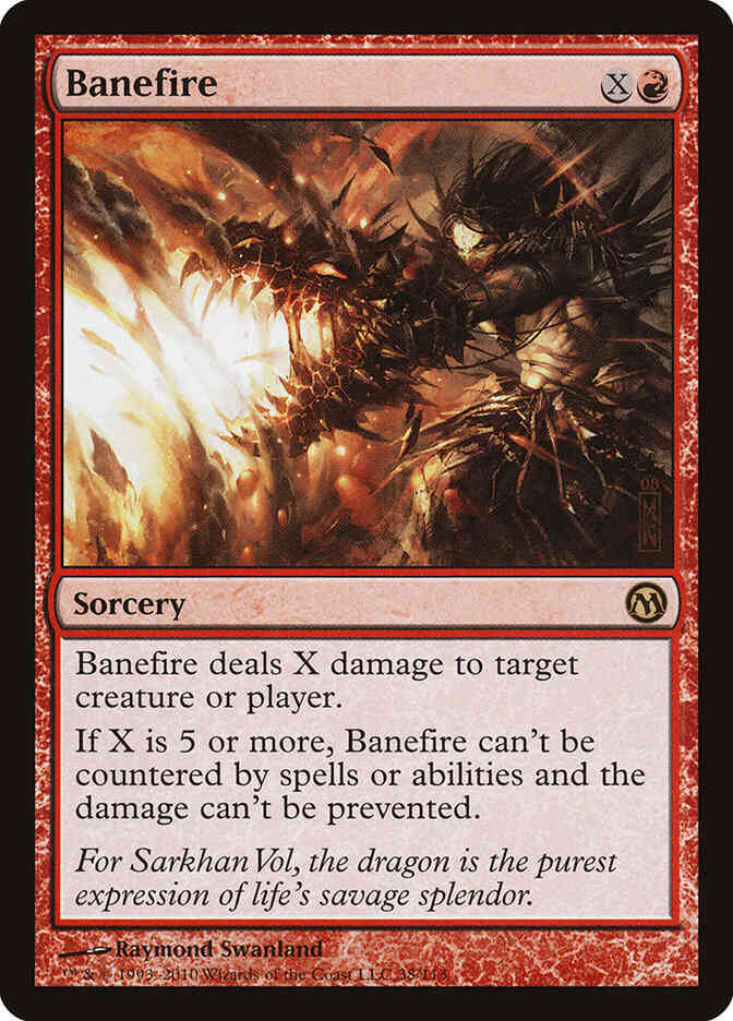 Banefire [38] [Duels of the Planeswalkers] [Non-Foil]