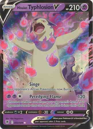 Hisuian Typhlosion V - 053/189 - Rare Ultra [swsh10-053] [Ultra]