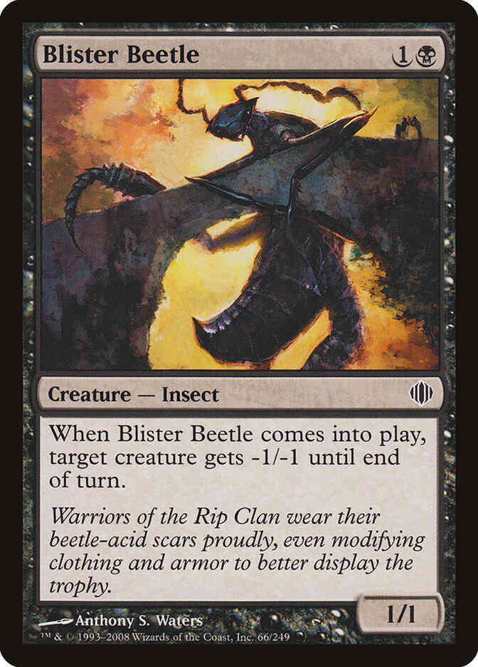 Blister Beetle [66] [Shards Of Alara] [Non-Foil]