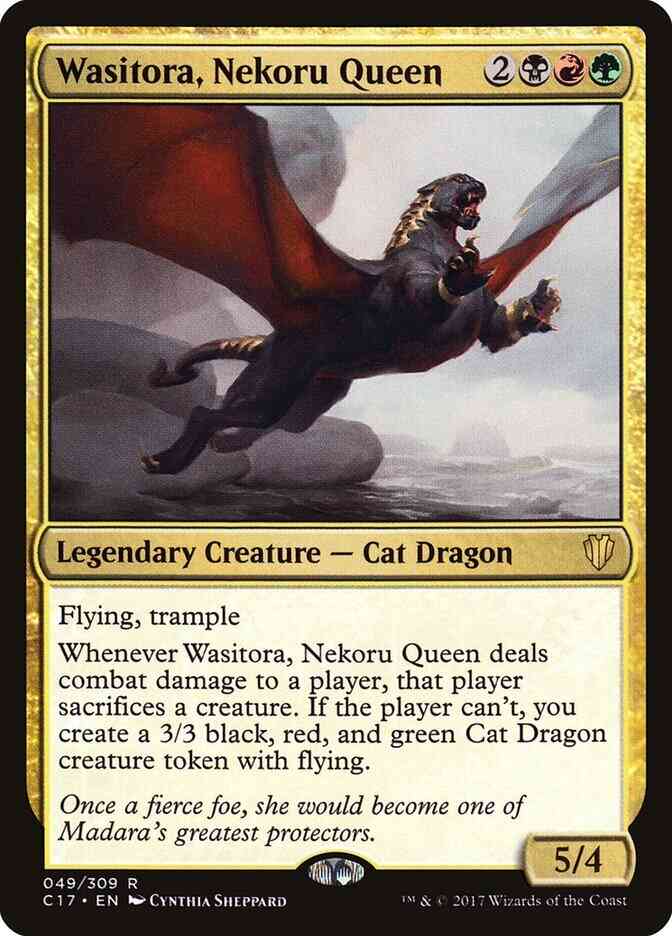 Wasitora, Nekoru Queen [49] [Commander 2017] [Non-Foil]