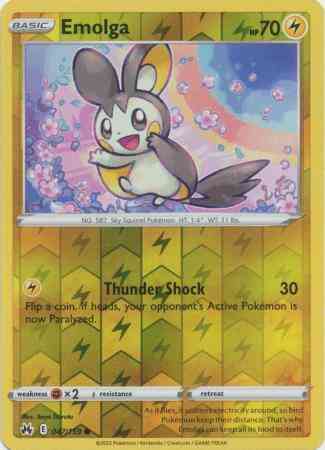 Emolga - 047/159 - Common [swsh125-047] [Reverse Holo]