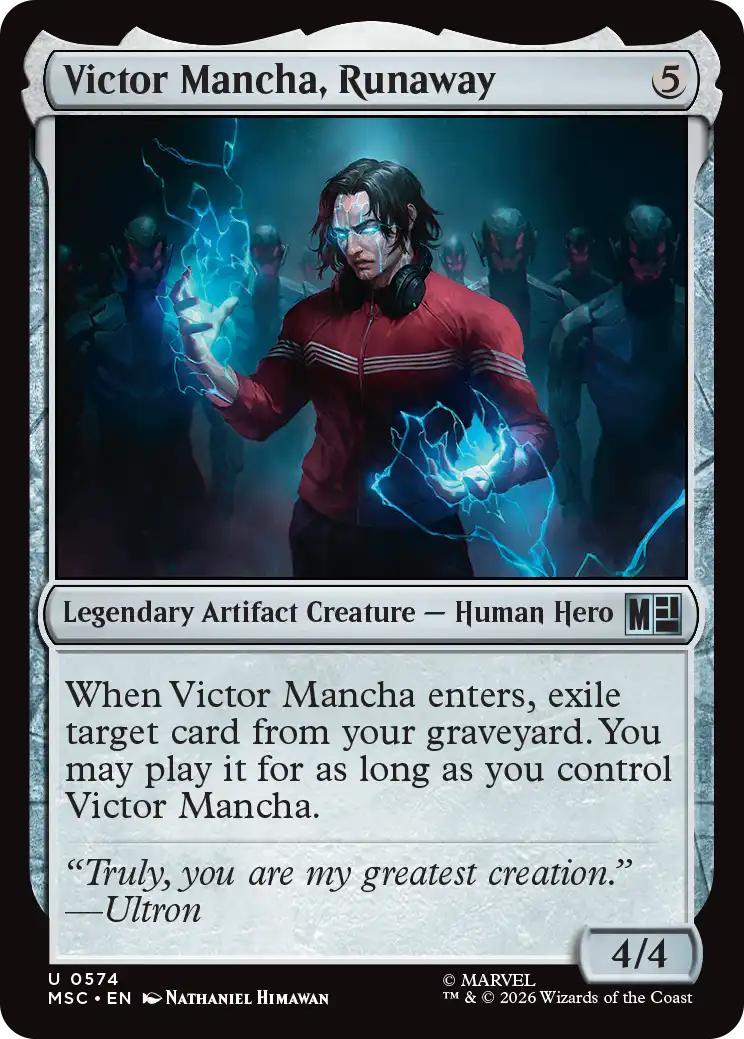 Victor Mancha, Runaway [574] [Beginner Box] [Marvel Super Heroes: Commander] [Non-Foil]