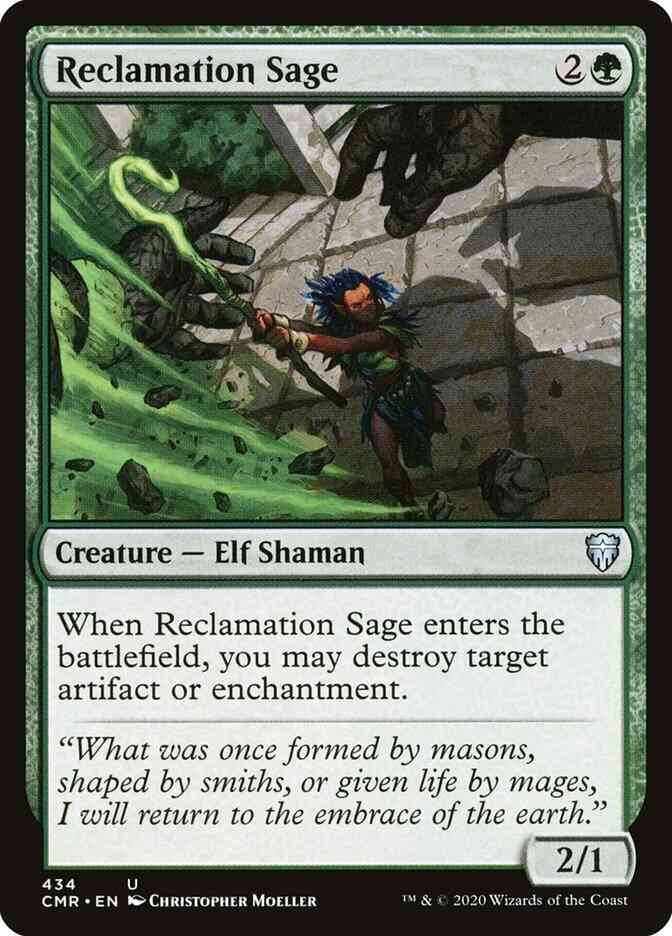 Reclamation Sage [434] [Commander Legends] [Non-Foil]