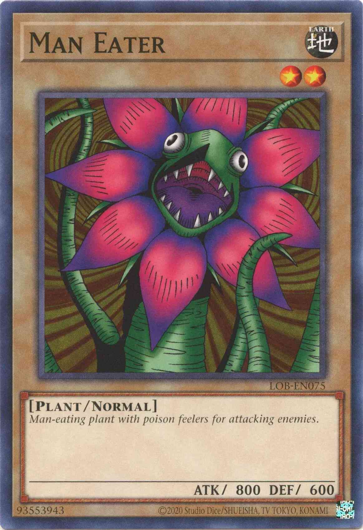 Man Eater - 25th Anniversary - LOB-EN075 - Common - Unlimited