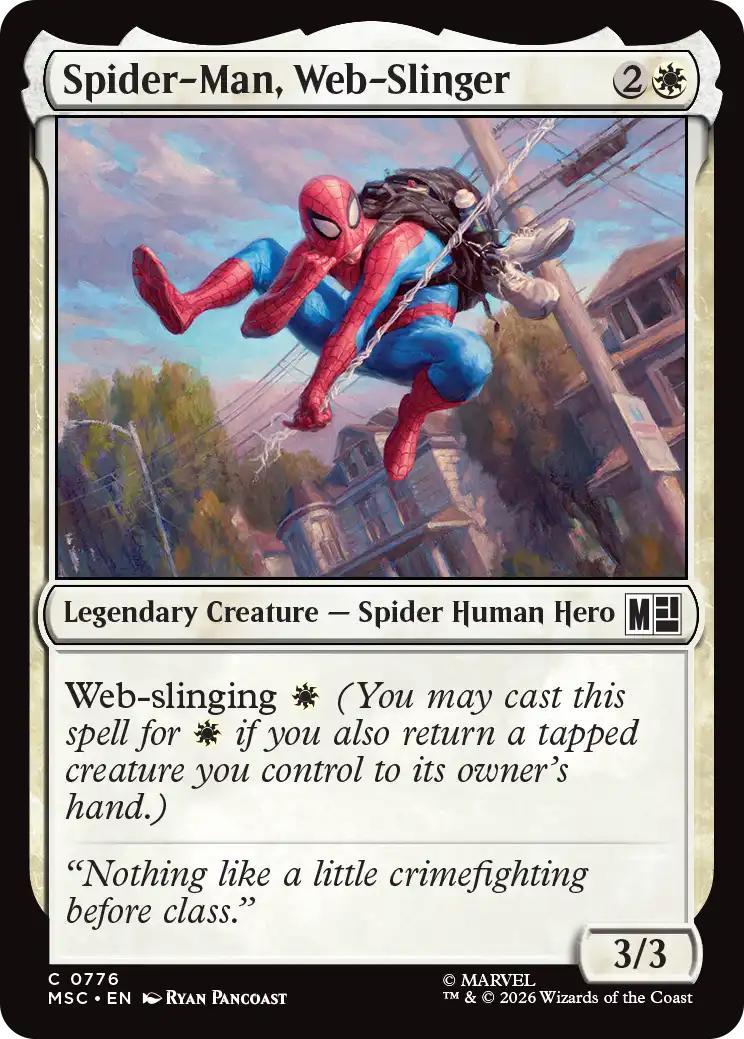 Spider-Man, Web-Slinger [776] [Jumpstart] [Marvel Super Heroes: Commander] [Non-Foil]
