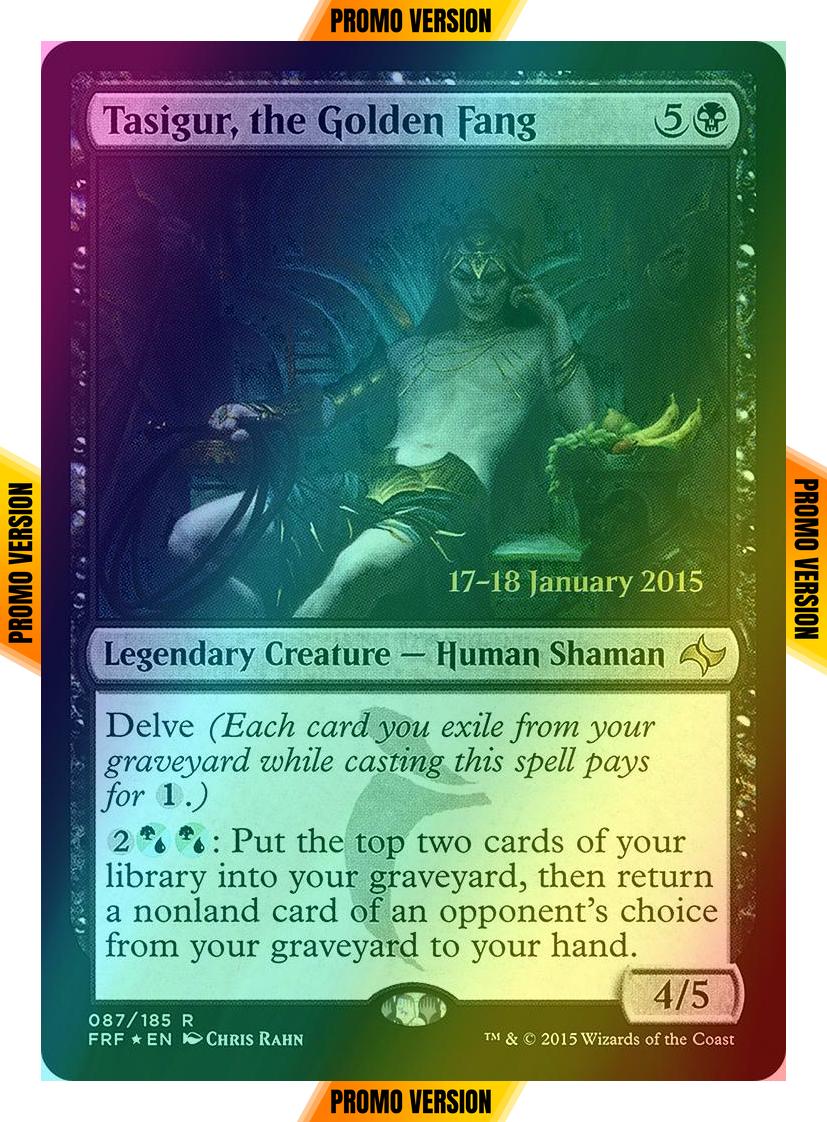 Tasigur, the Golden Fang [87s] [Fate Reforged Promos] [Foil]