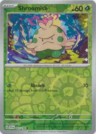 Shroomish - 003/198 - Common [sv01-003] [Reverse Holo]