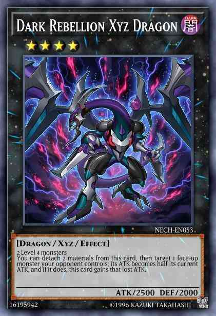 Dark Rebellion Xyz Dragon - CT12-EN002 - Platinum Secret Rare - Limited
