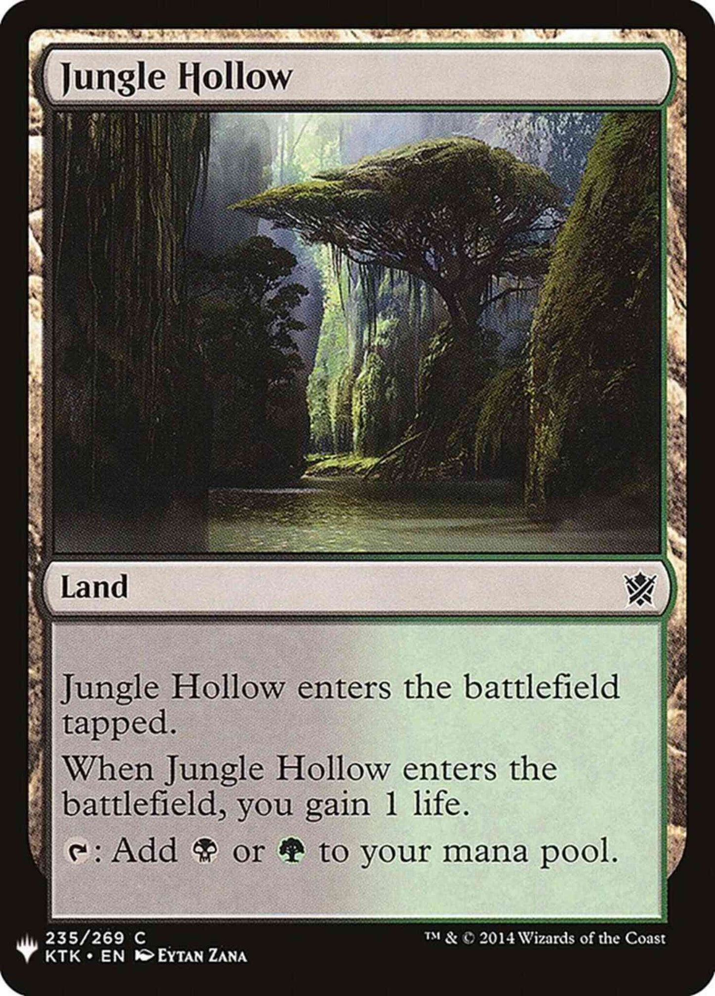 Jungle Hollow [KTK-235] [The List] [Non-Foil]