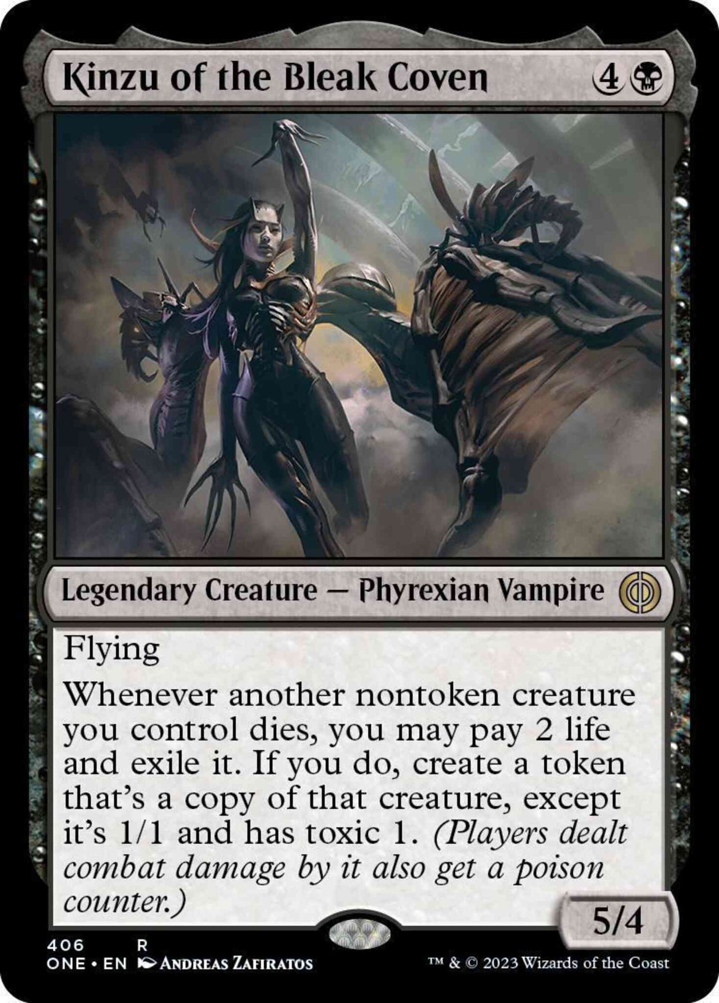 Kinzu of the Bleak Coven [406] [Jumpstart Exclusive] [Phyrexia: All Will Be One] [Non-Foil]