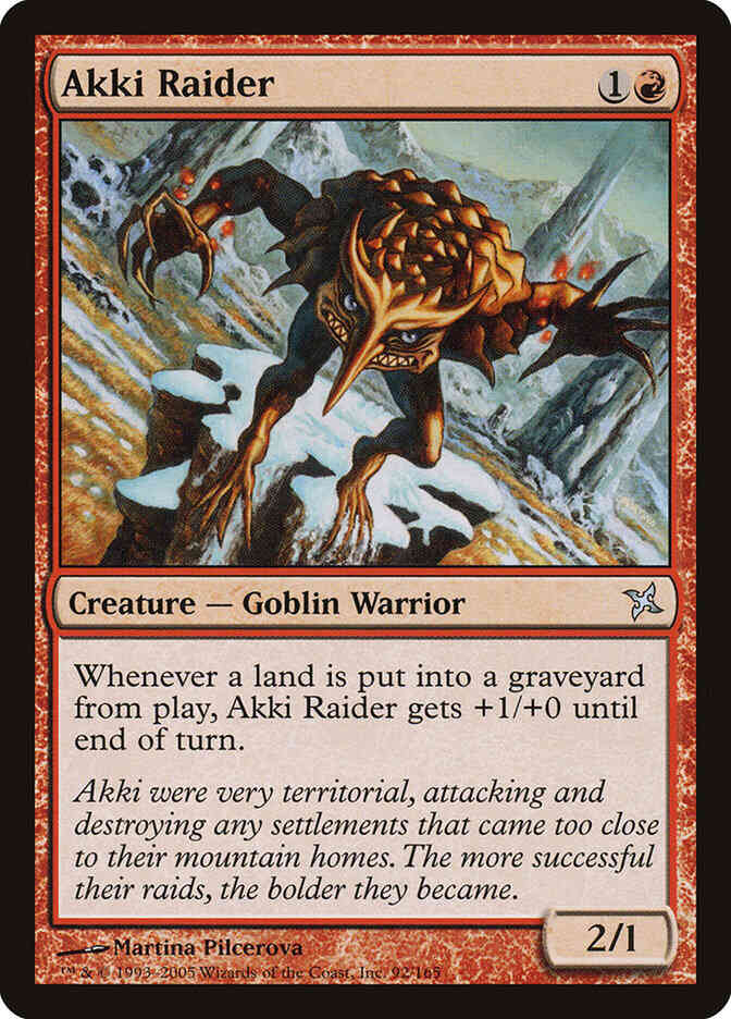 Akki Raider [92] [Betrayers of Kamigawa] [Non-Foil]