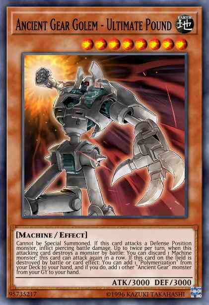 Ancient Gear Golem - Ultimate Pound - MP18-EN103 - Common - 1st Edition