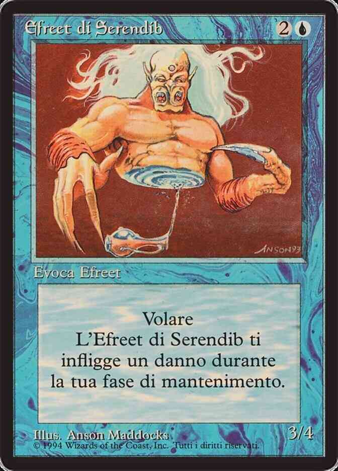 Serendib Efreet - Italian [79] [Foreign Black Border: Italian] [Non-Foil]