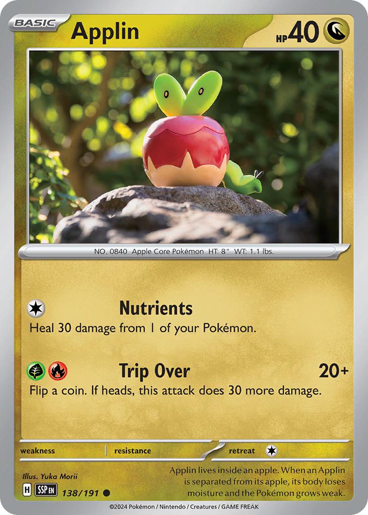 Applin - 138/191 - Common [sv08-138] [Non-Holo]