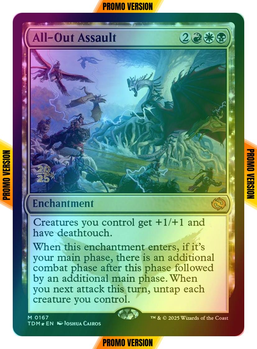 All-Out Assault [167s] [Prerelease] [Tarkir: Dragonstorm: Promos] [Foil]
