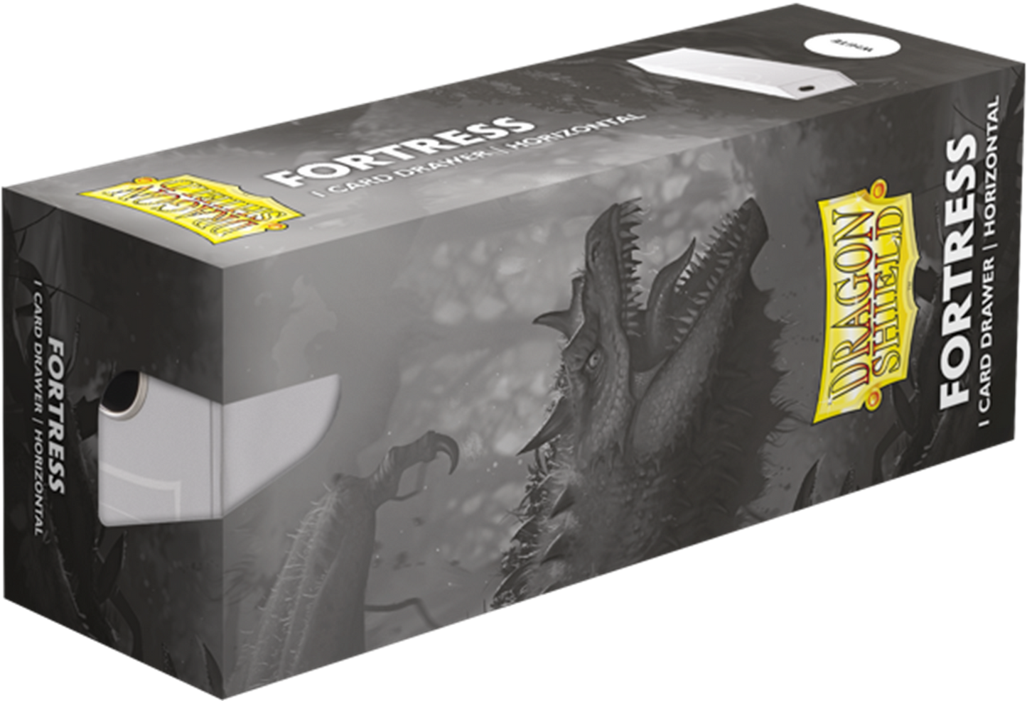 Dragon Shield Fortress Card Drawers - 1 Row - 435+ - White