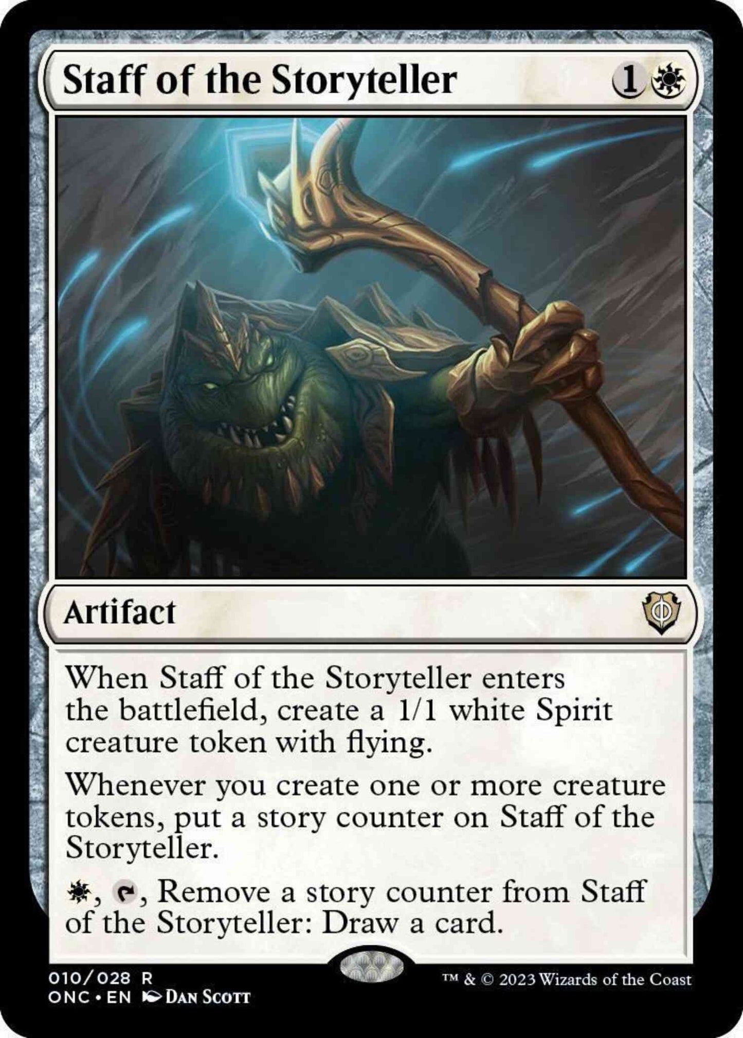 Staff of the Storyteller [10] [Phyrexia: All Will Be One: Commander] [Non-Foil]