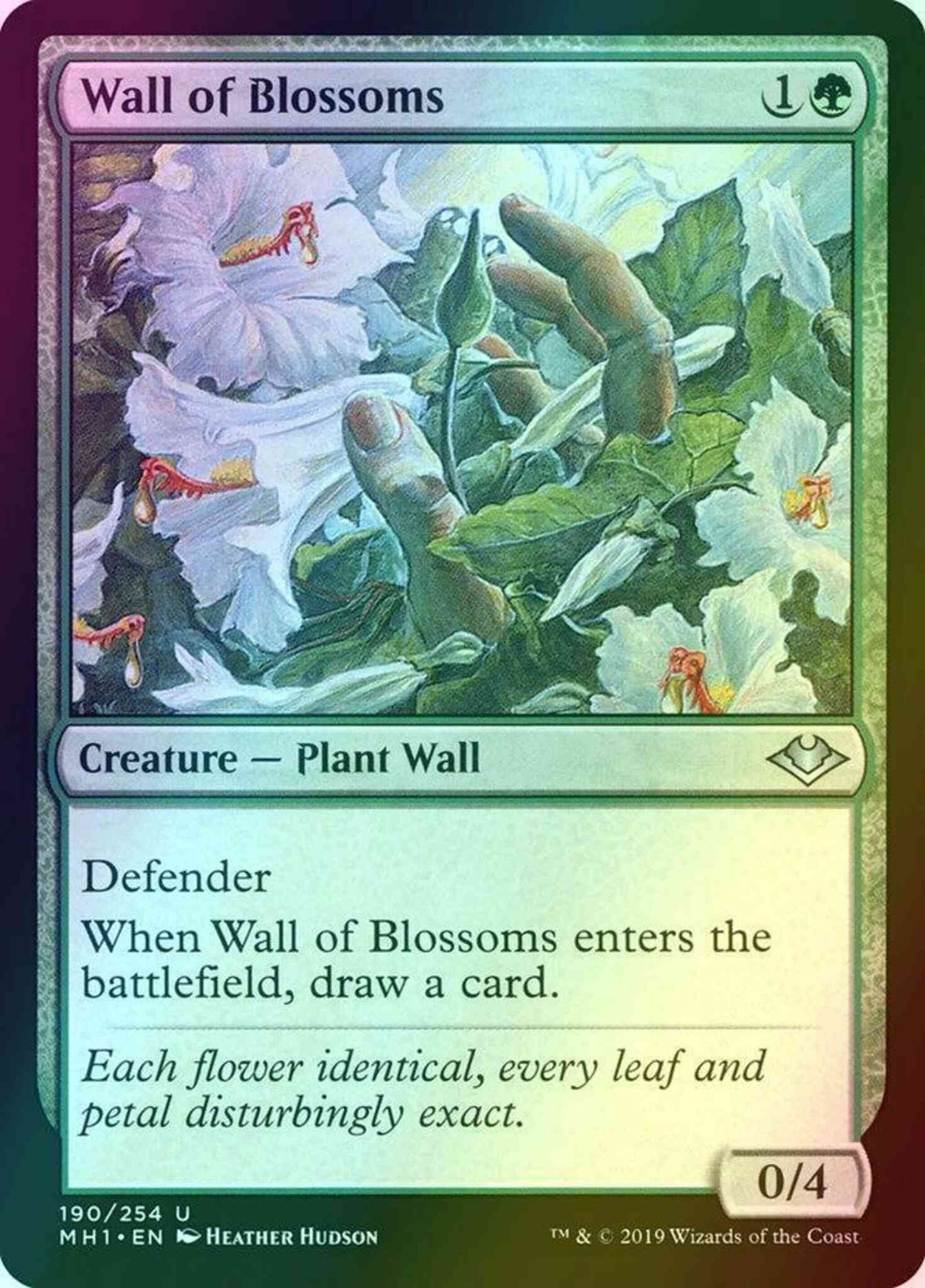Wall of Blossoms [190] [Modern Horizons] [Foil]