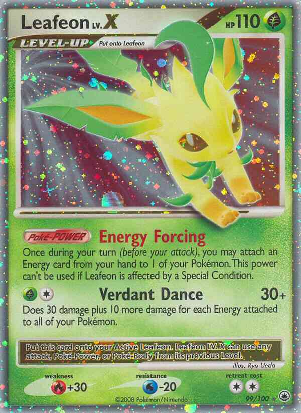 Leafeon - 99/100 - Rare Holo Lv.X [dp5-99] [Ultra]