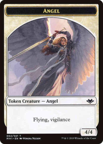 Angel Token (02) // Shapeshifter Token (01) [Modern Horizons Tokens] [Non-Foil]