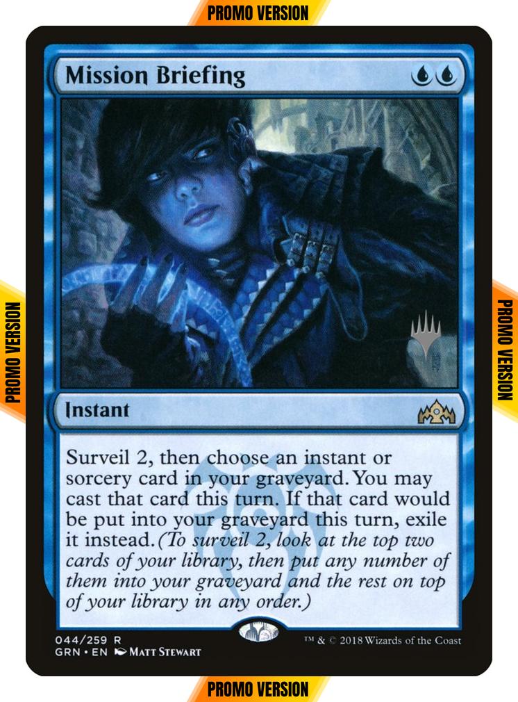 Mission Briefing [Promo Pack] [44p] [Guilds of Ravnica Promos] [Non-Foil]