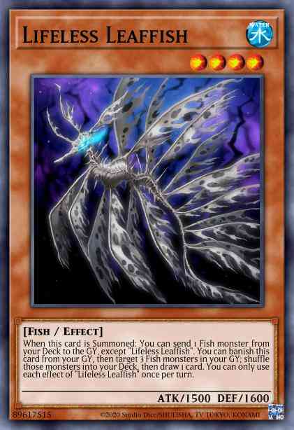 Lifeless Leaffish - ROTD-EN033 - Ultra Rare - 1st Edition