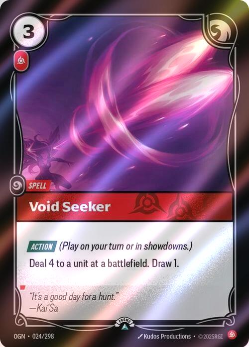 Void Seeker - 024/298 [Riftbound Organized Play Promotional Cards] [Foil]