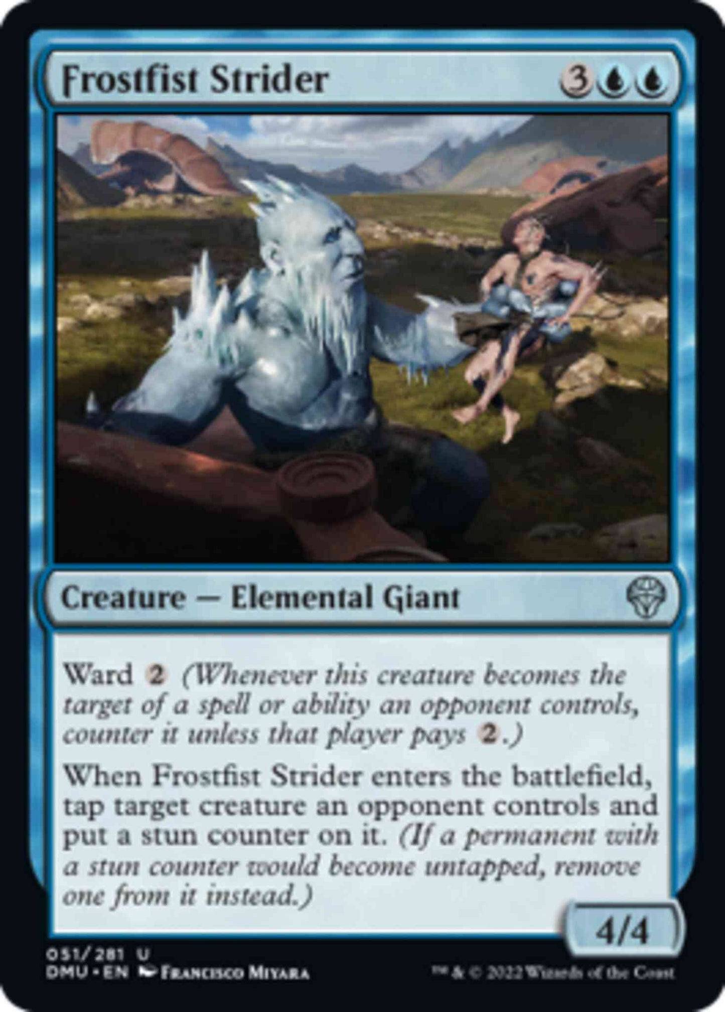 Frostfist Strider [51] [Dominaria United] [Non-Foil]