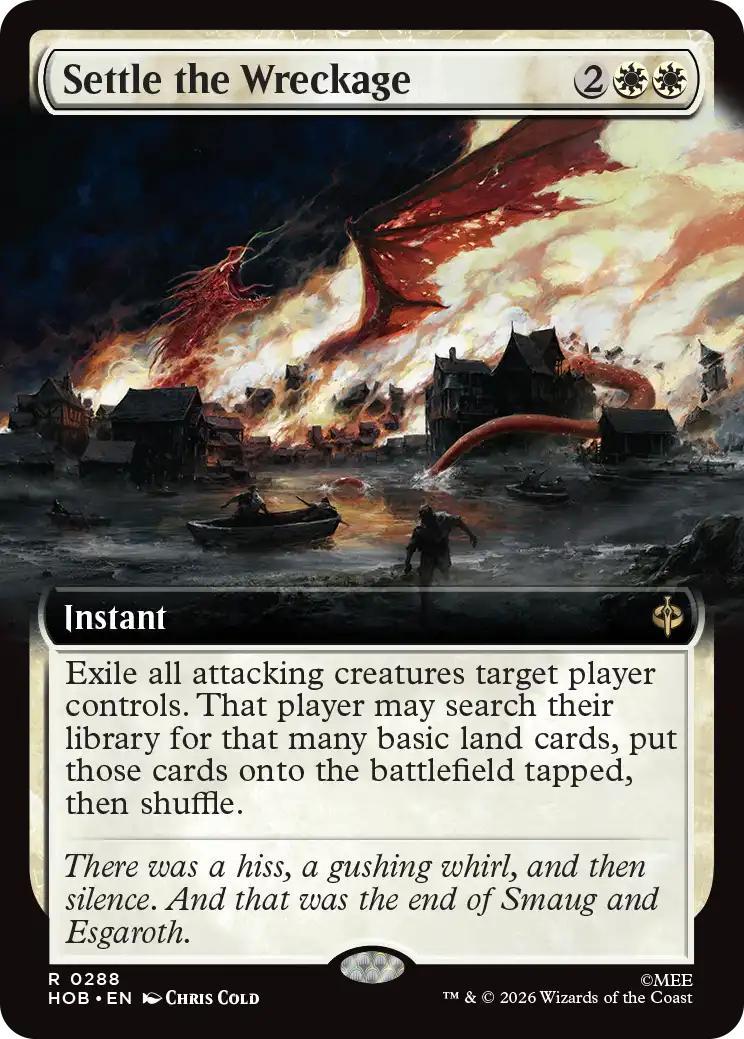 Settle the Wreckage [288] [Extended Art] [The Hobbit] [Non-Foil]