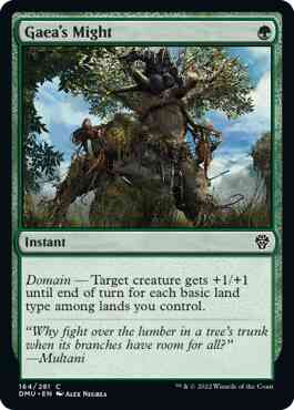 Gaea's Might [164] [Dominaria United] [Non-Foil]