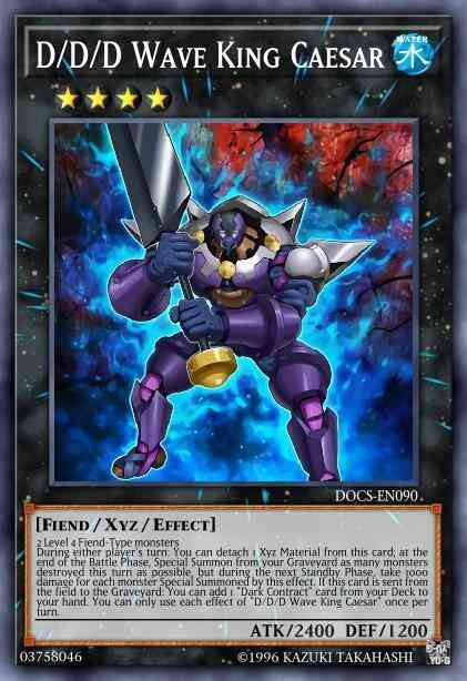 D/D/D Wave King Caesar - DOCS-EN090 - Rare - Unlimited