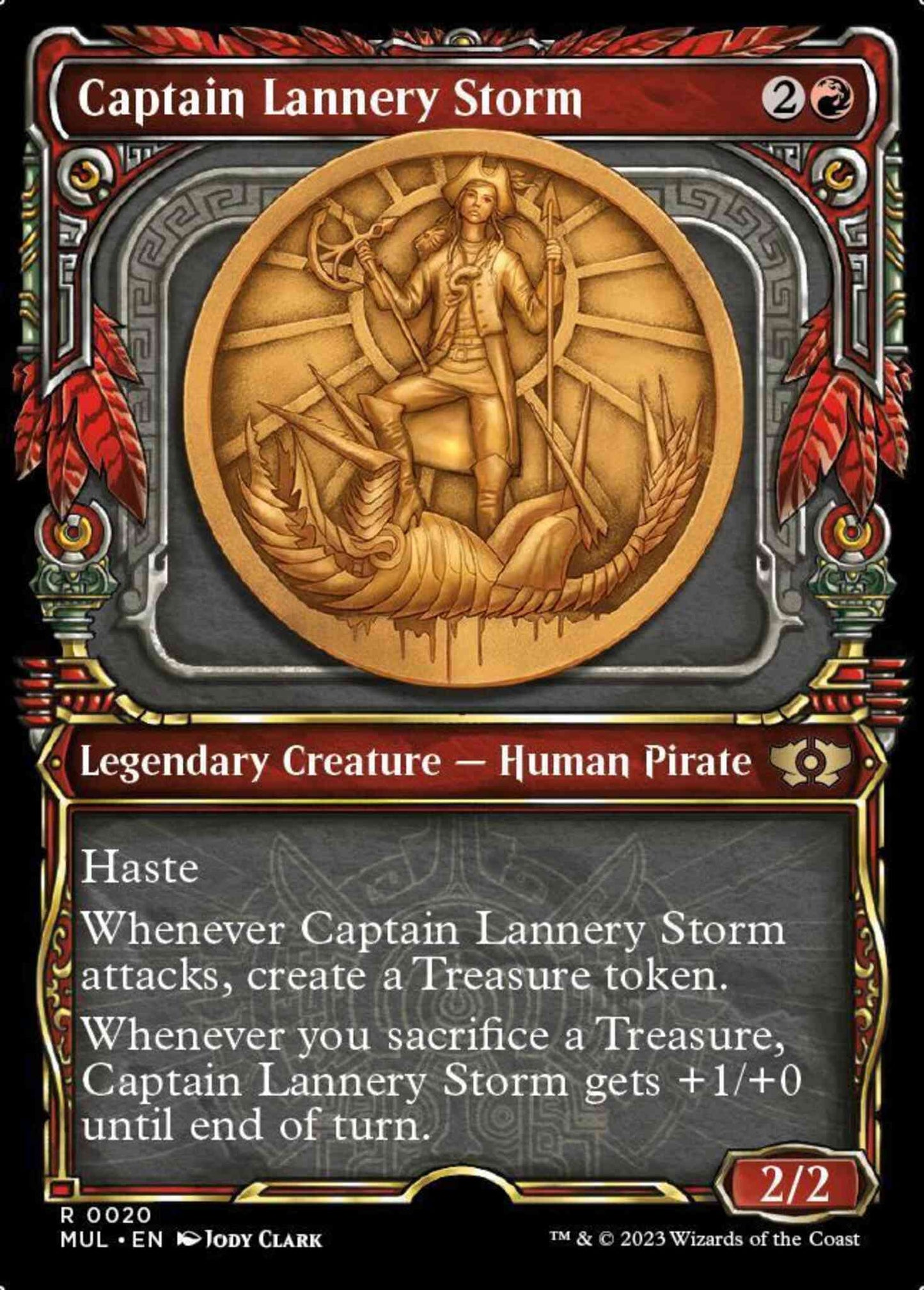 Captain Lannery Storm [20] [Planar Showcase] [Multiverse Legends] [Non-Foil]
