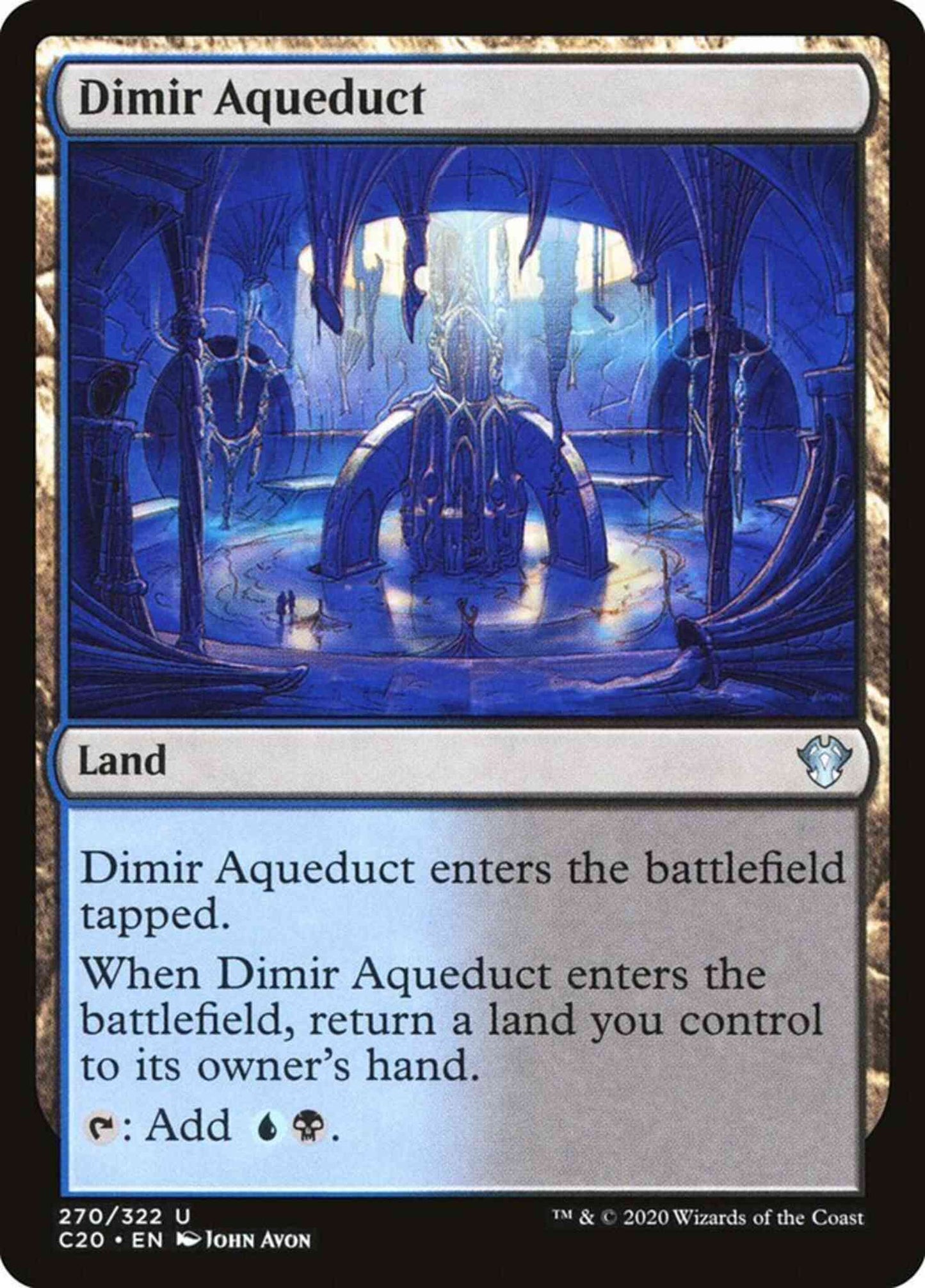Dimir Aqueduct [270] [Commander 2020] [Non-Foil]