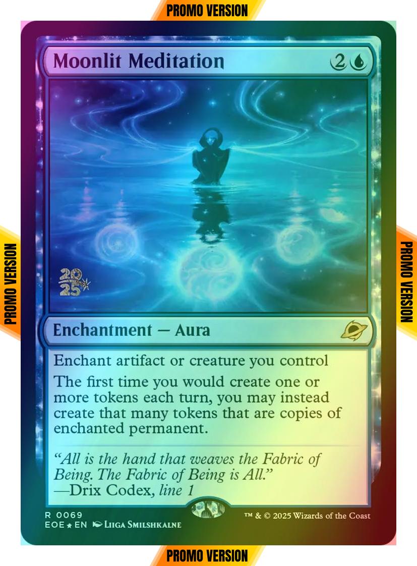 Moonlit Meditation [69s] [Prerelease] [Edge of Eternities: Promos] [Foil]