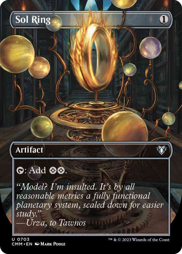 Sol Ring [703] [Borderless] [Frame Break] [Commander Masters] [Non-Foil]