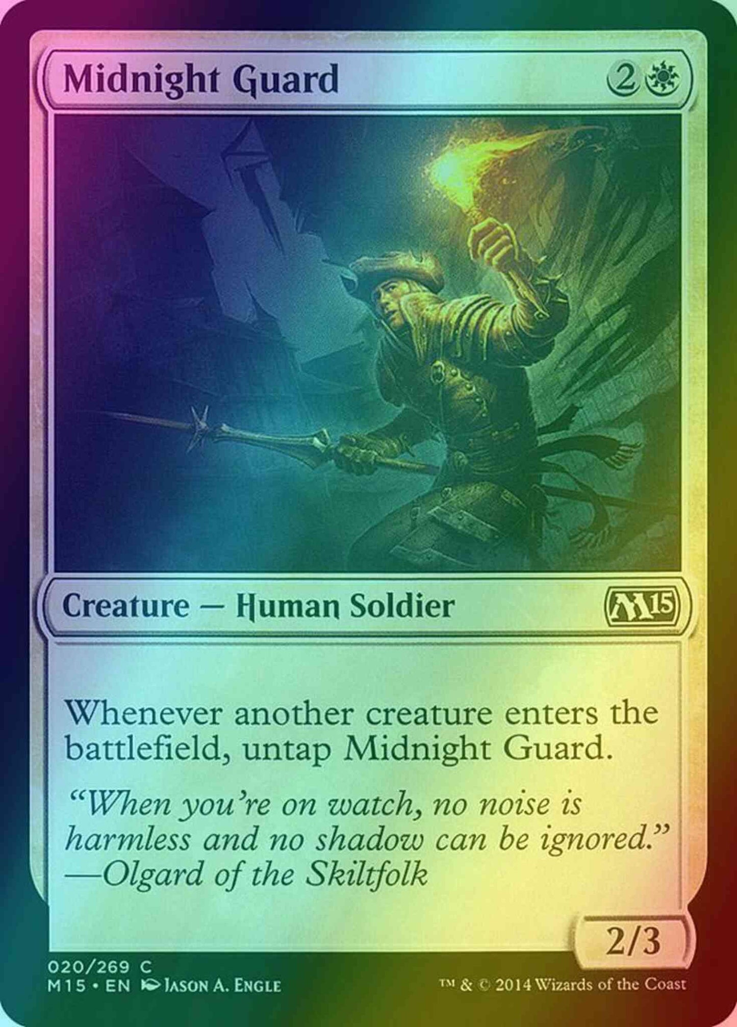 Midnight Guard [Magic 2015] [Foil]