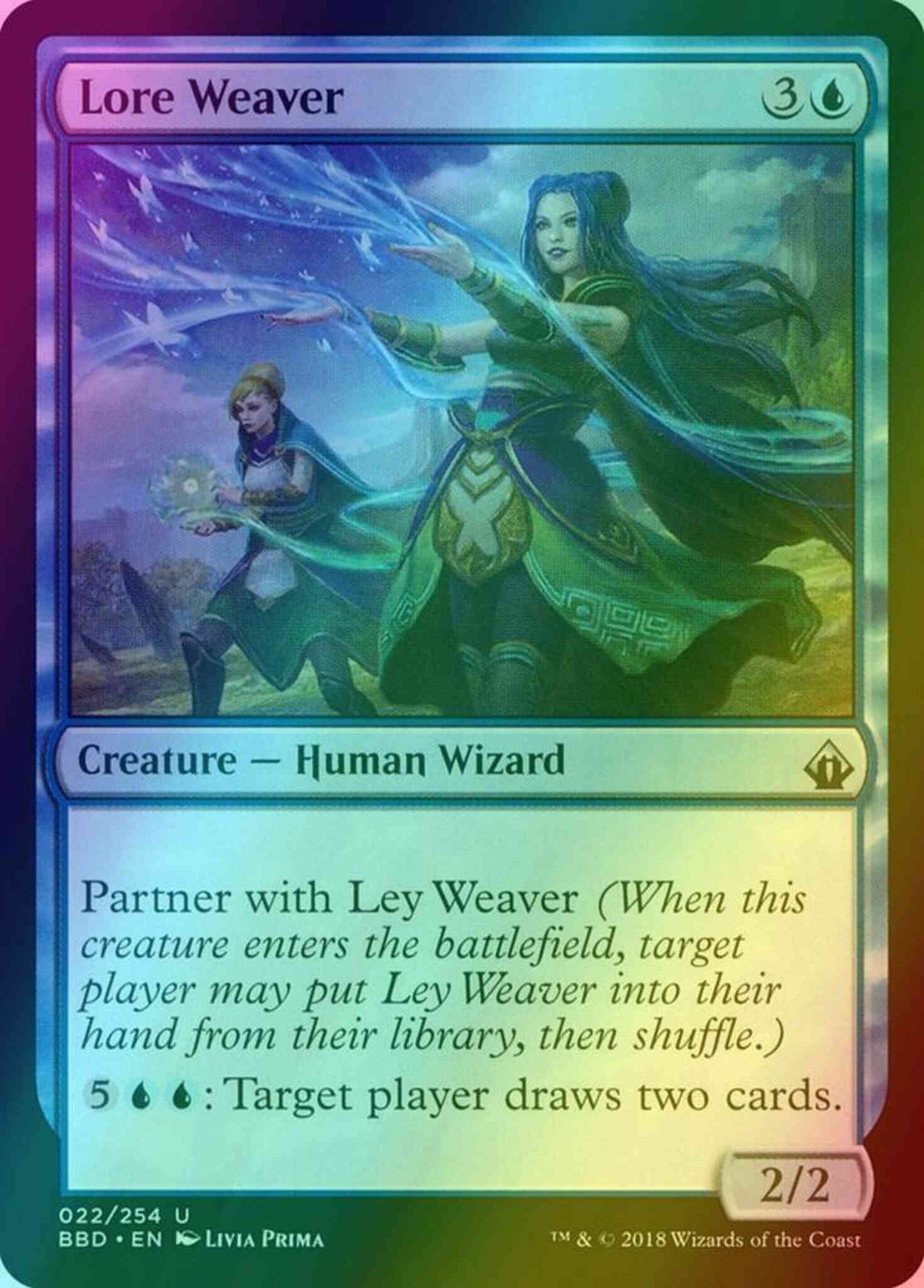 Lore Weaver [22] [Battlebond] [Foil]